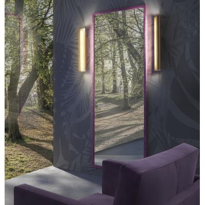 LAMPADA DA PARETE A LED 28W LUCE CCT 3000K-4000K IN METALLO 20 COLORI MODERNA LUNGHEZZA 53 CM