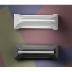 TAY APPLIQUE DA ESTERNO IP65 LED 20W LUCE 3000K ANTRACITE E BIANCA LUCE DIFFUSA DESIGN MODERNO