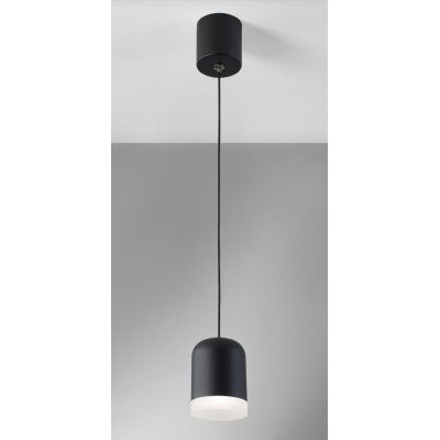 BELL SOSPENSIONE SINGOLA LED 10W CCT 3000K-4000K-6500K ALLUMINIO 3 COLORI D6 CM DESIGN MODERNO