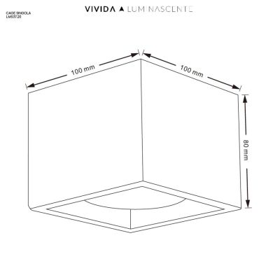 CAGE PLAFONIERA CUBO CM 10X10 IN ALLUMINIO BIANCO,NERO,SABBIA LAMPADINA ATTACCO GX53 DESIGN MODERNO