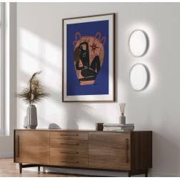 ASTRO LAMPADA DA PARETE O SOFFITTO BIANCA IN 2 MISURE CON LED INTEGRATO DIMMERABILE TELECOMANDO INCLUSO