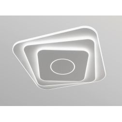 SQUARE PLAFONIERA SMART QUADRATA LED 42W LUCE DIMMERABILE CON TELECOMANDO INCLUSO ULTRA MODERNA