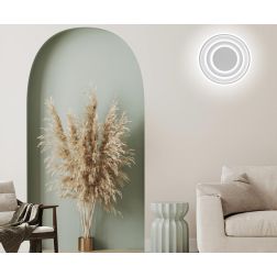 ILIANA PLAFONIERA SMART D70 CM LED 70W LUCE DIMMERABILE CON TELECOMANDO INCLUSO ULTRA MODERNA 2
