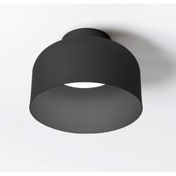 BOTTONE APPLIQUE PLAFONIERA IN ALLUMINIO 4 COLORI LED INTEGRATO TELECOMANDO INCLUSO IN 2 MISURE 2