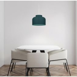 BOTTONE SOSPENSIONE SINGOLA 4 COLORI LED INTEGRATO DIMMERABILE TELECOMANDO INCLUSO IN 2 MISURE 2