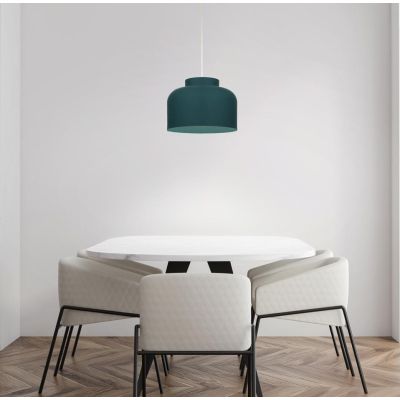 BOTTONE SOSPENSIONE SINGOLA 4 COLORI LED INTEGRATO DIMMERABILE TELECOMANDO INCLUSO IN 2 MISURE