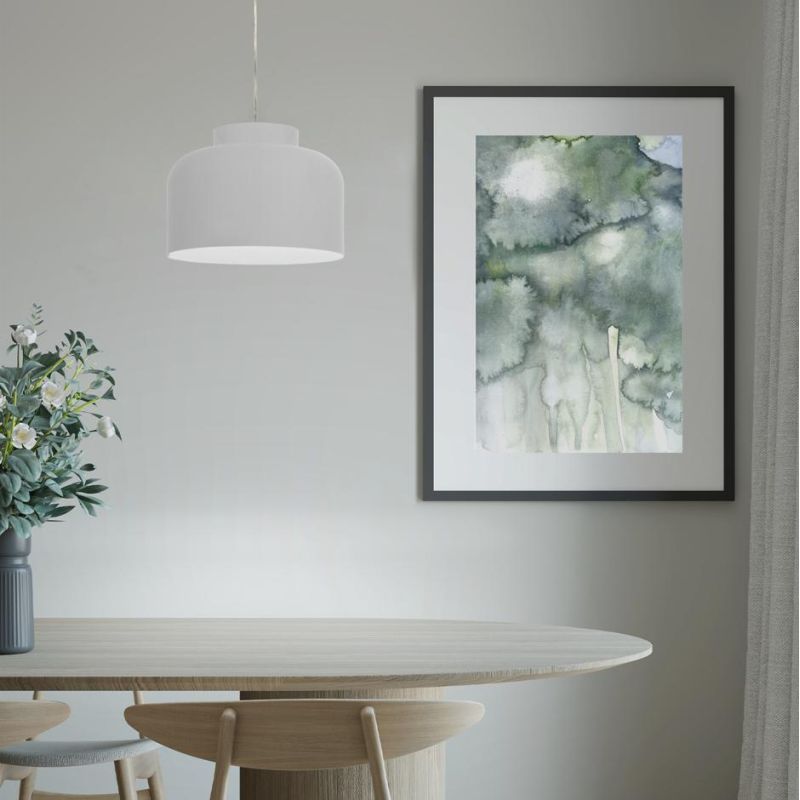 BOTTONE SOSPENSIONE SINGOLA 4 COLORI LED INTEGRATO DIMMERABILE TELECOMANDO INCLUSO IN 2 MISURE