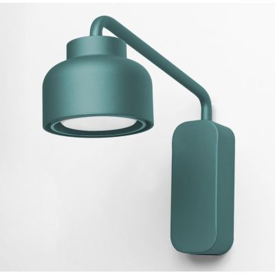 BOTTONE LAMPADA DA PARETE CON BRACCIO IN ALLUMINIO 4 COLORI LAMPADINA ATTACCO GX53 DESIGN MODERNO