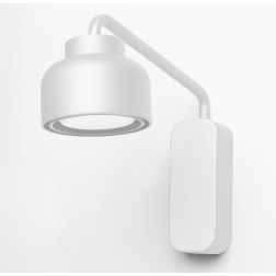 BOTTONE LAMPADA DA PARETE CON BRACCIO IN ALLUMINIO 4 COLORI LAMPADINA ATTACCO GX53 DESIGN MODERNO 2
