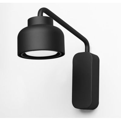 BOTTONE LAMPADA DA PARETE CON BRACCIO IN ALLUMINIO 4 COLORI LAMPADINA ATTACCO GX53 DESIGN MODERNO