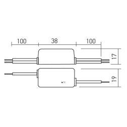 DRIVER ON/OFF 350MA 2-4V 1.4W IP65 2