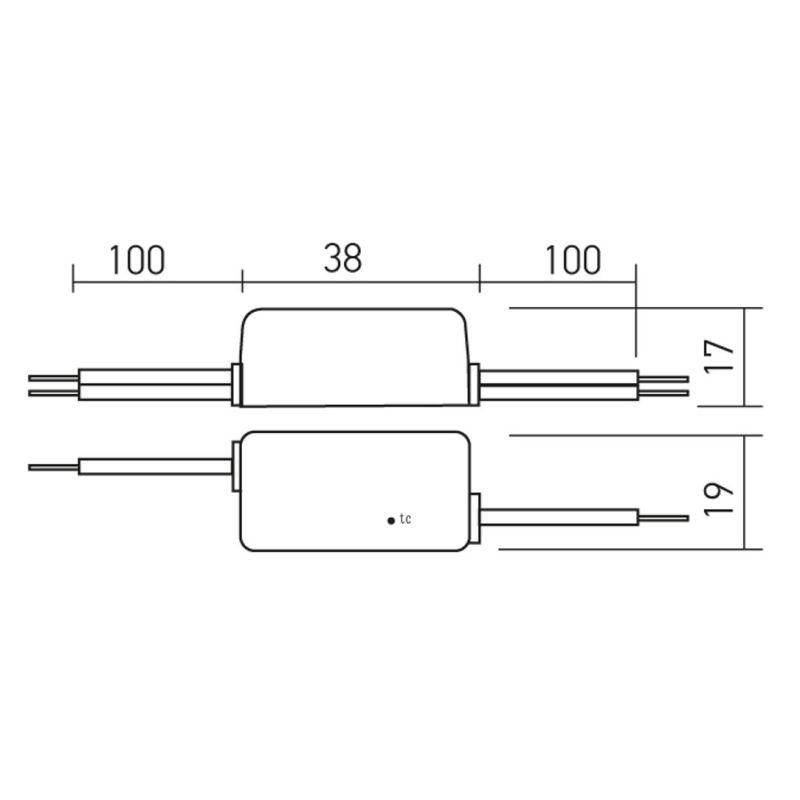 DRIVER ON/OFF 350MA 2-4V 1.4W IP65