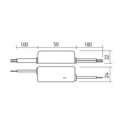 DRIVER ON/OFF 350MA  5-10V 4W IP65 2