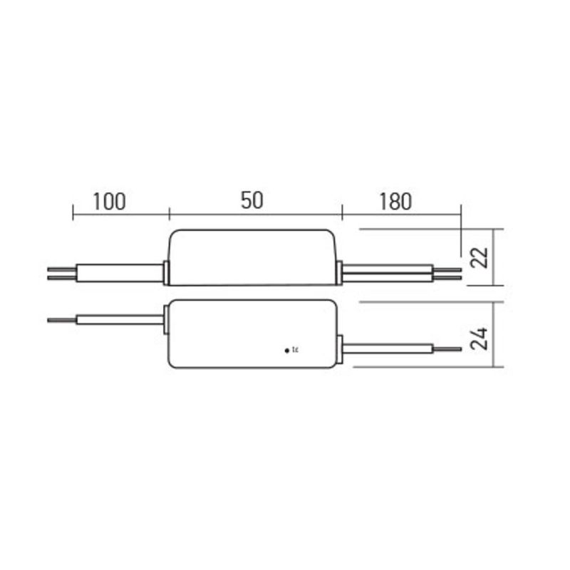 DRIVER ON/OFF 350MA  5-10V 4W IP65