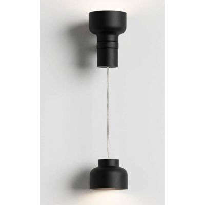 BOTTONE SOSPENSIONE SINGOLA UP & DOWN IN ALLUMINIO 4 COLORI LAMPADINE ATTACCO GX53 DESIGN MODERNO