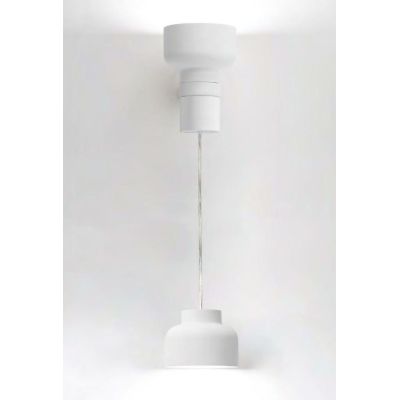 BOTTONE SOSPENSIONE SINGOLA UP & DOWN IN ALLUMINIO 4 COLORI LAMPADINE ATTACCO GX53 DESIGN MODERNO