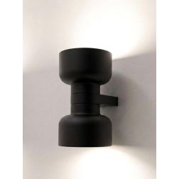 BOTTONE APPLIQUE UP & DOWN IN ALLUMINIO 4 COLORI LAMPADINE ATTACCO GX53 DESIGN MODERNO 2