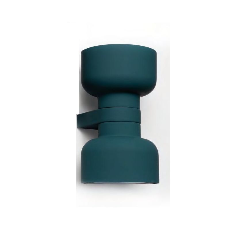 BOTTONE APPLIQUE UP & DOWN IN ALLUMINIO 4 COLORI LAMPADINE ATTACCO GX53 DESIGN MODERNO