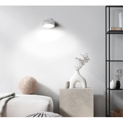 TARP APPLIQUE ORIENTABILE ANTRACITE, BIANCO E SABBIA LED 13W LUCE CCT 2700K-3000K-4000K DESIGN MODERNO