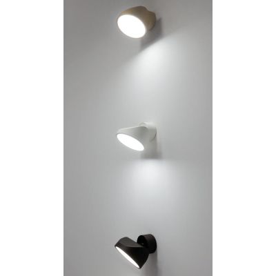 TARP APPLIQUE ORIENTABILE ANTRACITE, BIANCO E SABBIA LED 13W LUCE CCT 2700K-3000K-4000K DESIGN MODERNO