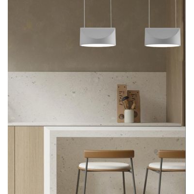 TARP SOSPENSIONE A LED ANTRACITE, BIANCA E SABBIA LUCE CCT 2700K-3000K-4000K 2 MISURE DESIGN MODERNO