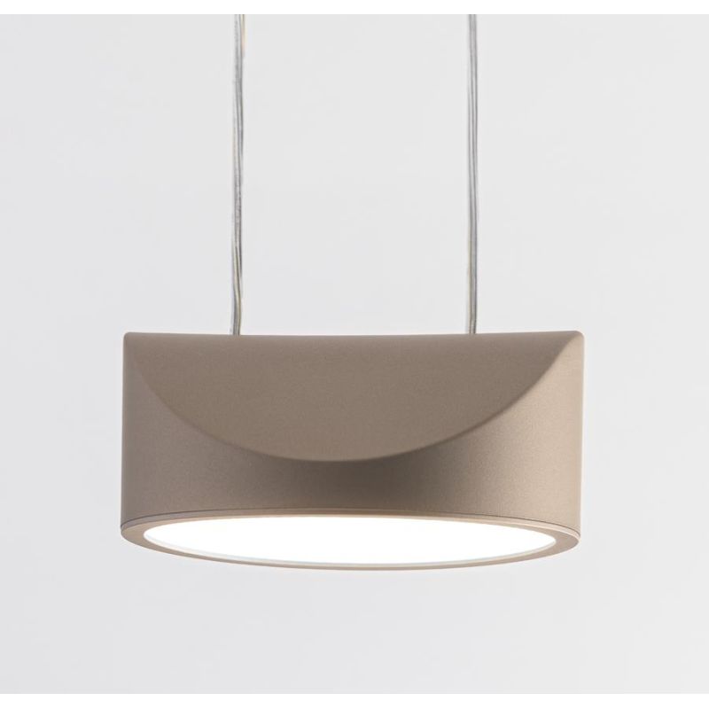 TARP SOSPENSIONE A LED ANTRACITE, BIANCA E SABBIA LUCE CCT 2700K-3000K-4000K 2 MISURE DESIGN MODERNO