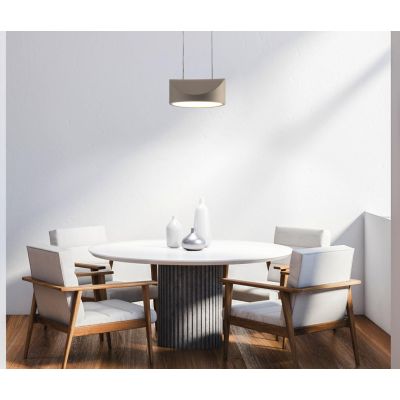 TARP SOSPENSIONE A LED ANTRACITE, BIANCA E SABBIA LUCE CCT 2700K-3000K-4000K 2 MISURE DESIGN MODERNO