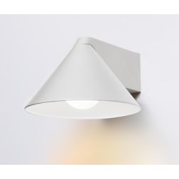 LUMINELLE APPLIQUE CONO ALLUMINIO ANTRACITE, BIANCO E SABBIA LAMPADINA ATTACCO GX53 DESIGN MODERNO 2