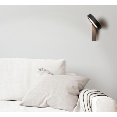 NOXIS APPLIQUE ORIENTABILE LED 13W LUCE CCT 2700K,3000K,4000K DIMMERABILE CON PORTA USB ALLUMINIO 3 COLORI