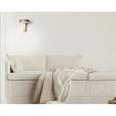 NOXIS APPLIQUE ORIENTABILE LED 13W LUCE CCT 2700K,3000K,4000K DIMMERABILE CON PORTA USB ALLUMINIO 3 COLORI