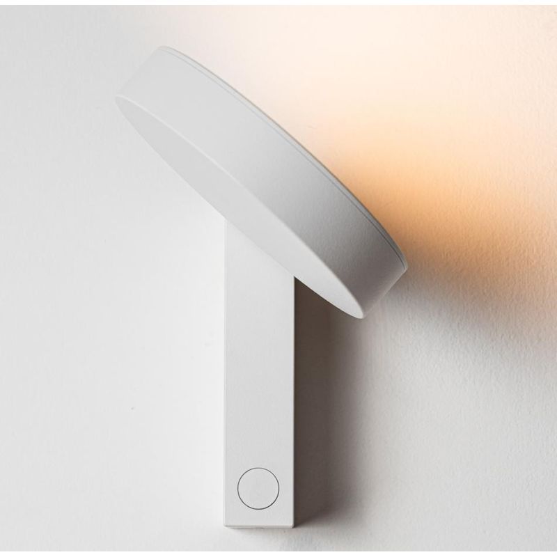 NOXIS APPLIQUE ORIENTABILE LED 13W LUCE CCT 2700K,3000K,4000K DIMMERABILE CON PORTA USB ALLUMINIO 3 COLORI