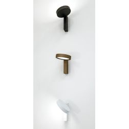 NOXIS APPLIQUE ORIENTABILE LED 13W LUCE CCT 2700K,3000K,4000K DIMMERABILE CON PORTA USB ALLUMINIO 3 COLORI