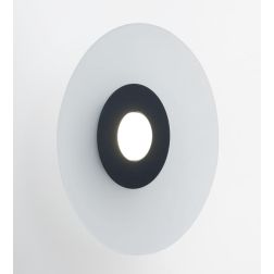 MULTIPOP APPLIQUE PLAFONIERA IN VETRO 3 COLORI DIAMETRO 35 CM LAMPADINA ATTACCO GX53 DESIGN MODERNO 2