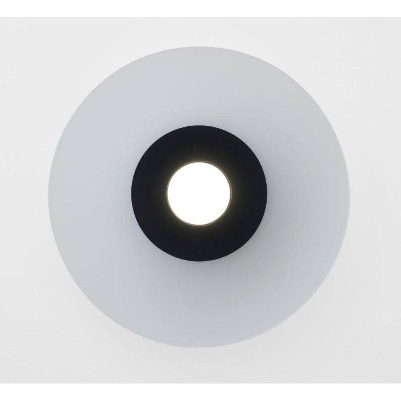 MULTIPOP APPLIQUE PLAFONIERA IN VETRO 3 COLORI DIAMETRO 35 CM LAMPADINA ATTACCO GX53 DESIGN MODERNO