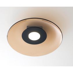 MULTIPOP APPLIQUE PLAFONIERA IN VETRO 3 COLORI DIAMETRO 35 CM LAMPADINA ATTACCO GX53 DESIGN MODERNO