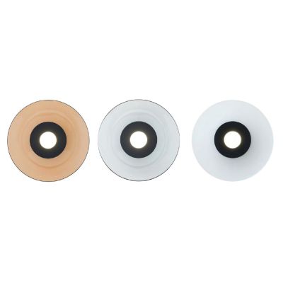 MULTIPOP APPLIQUE PLAFONIERA IN VETRO 3 COLORI DIAMETRO 35 CM LAMPADINA ATTACCO GX53 DESIGN MODERNO