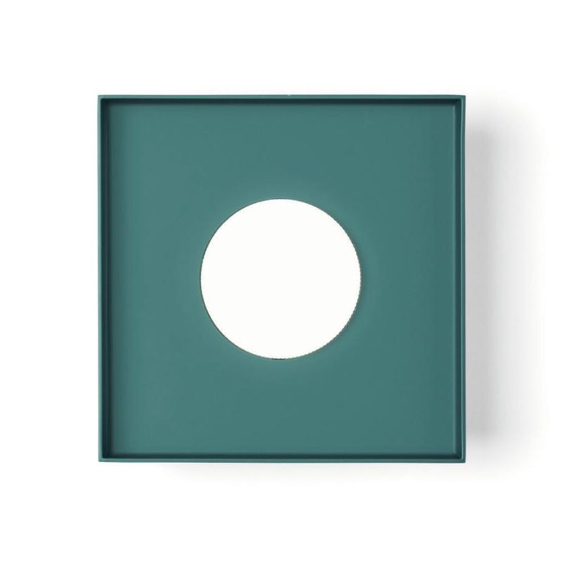 MULTIPOP APPLIQUE PLAFONIERA QUADRATA IN ALLUMINIO 7 COLORI LAMPADINA ATTACCO GX53 DESIGN MODERNO
