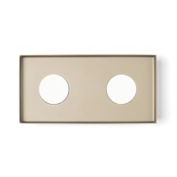 MULTIPOP APPLIQUE PLAFONIERA 2 LUCI IN ALLUMINIO 7 COLORI RETTANGOLARE LAMPADINE ATTACCO GX53 MODERNA 2