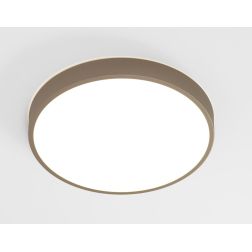 NETTUNO PLAFONIERA APPLIQUE D38 CM LED 24W LUCE CCT 3000K-4000K METALLO BIANCO,NERO E SABBIA MODERNA 2