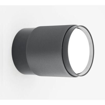 ENIGMA PLAFONIERA APPLIQUE A CILINDRO H11 CM IN ALLUMINIO ANTRACITE CON LAMPADINA ATTACCO GX53 MODERNA