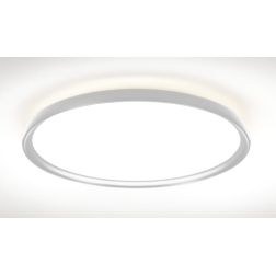 ATENA PLAFONIERA D60CM LED 55W LUCE CCT 3000K-4000K BIEMISSIONE ALLUMINIO 5 COLORI DESIGN MODERNO