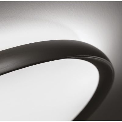 ATENA PLAFONIERA D80CM LED 84W LUCE CCT 3000K-4000K BIEMISSIONE ALLUMINIO 5 COLORI DESIGN MODERNO