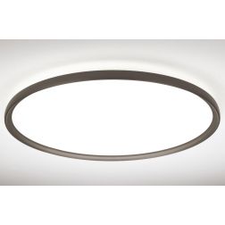 ATENA PLAFONIERA D80CM LED 84W LUCE CCT 3000K-4000K BIEMISSIONE ALLUMINIO 5 COLORI DESIGN MODERNO