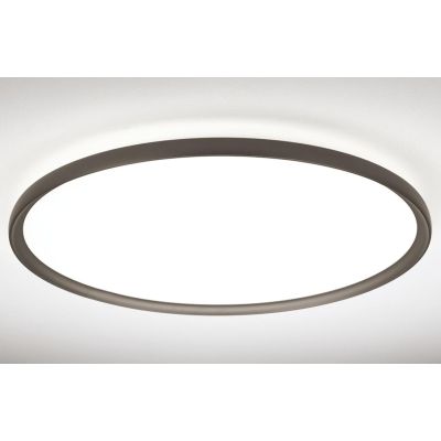 ATENA PLAFONIERA D80CM LED 84W LUCE CCT 3000K-4000K BIEMISSIONE ALLUMINIO 5 COLORI DESIGN MODERNO