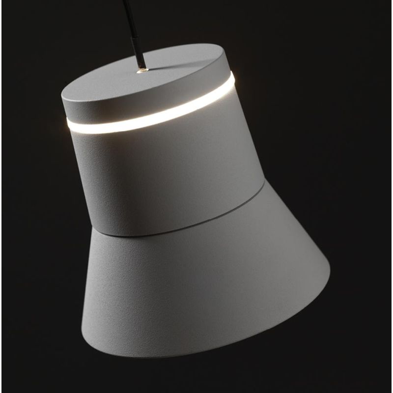 CLOCHE SOSPENSIONE PICCOLA SALISCENDI D10 CM IN 5 FINITURE COLORE LED 6W LUCE 3000K DESIGN MODERNO