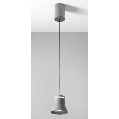 CLOCHE SOSPENSIONE PICCOLA SALISCENDI D10 CM IN 5 FINITURE COLORE LED 6W LUCE 3000K DESIGN MODERNO