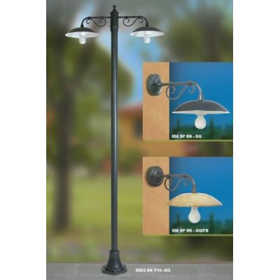 Palo esterno in alluminio altezza 220 cm Garden Luce - Cristalensi Shop Online