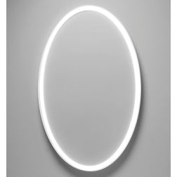 LIFERING PLAFONIERA OVALE LED 80W LUCE CCT 3000K-4000K ALLUMINIO 5 COLORI L120 CM DESIGN MODERNO 2