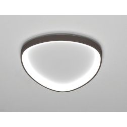 LIFERING PLAFONIERA OVALE MODERNA LED 38W LUCE 3000K BIANCA NERA O SABBIA Vivida International - Cristalensi Shop Online 2