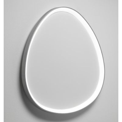 LIFERING PLAFONIERA OVALE MODERNA LED 60W LUCE 3000K BIANCA NERA O SABBIA Vivida International - Cristalensi Shop Online